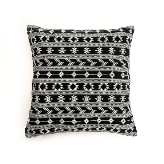 Black & White Aztec Print Pillow Cover